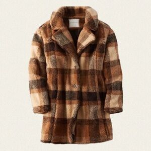 AE Oversized Faux Sherpa Coat